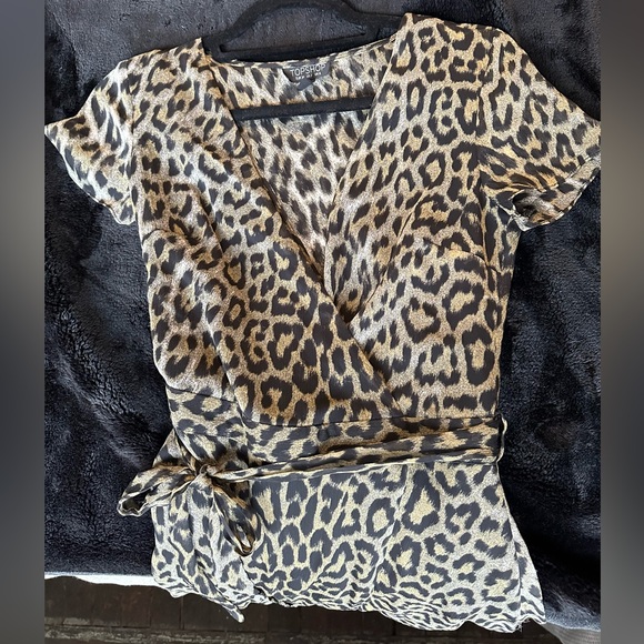 Topshop leopard maxi dress - Picture 3 of 5